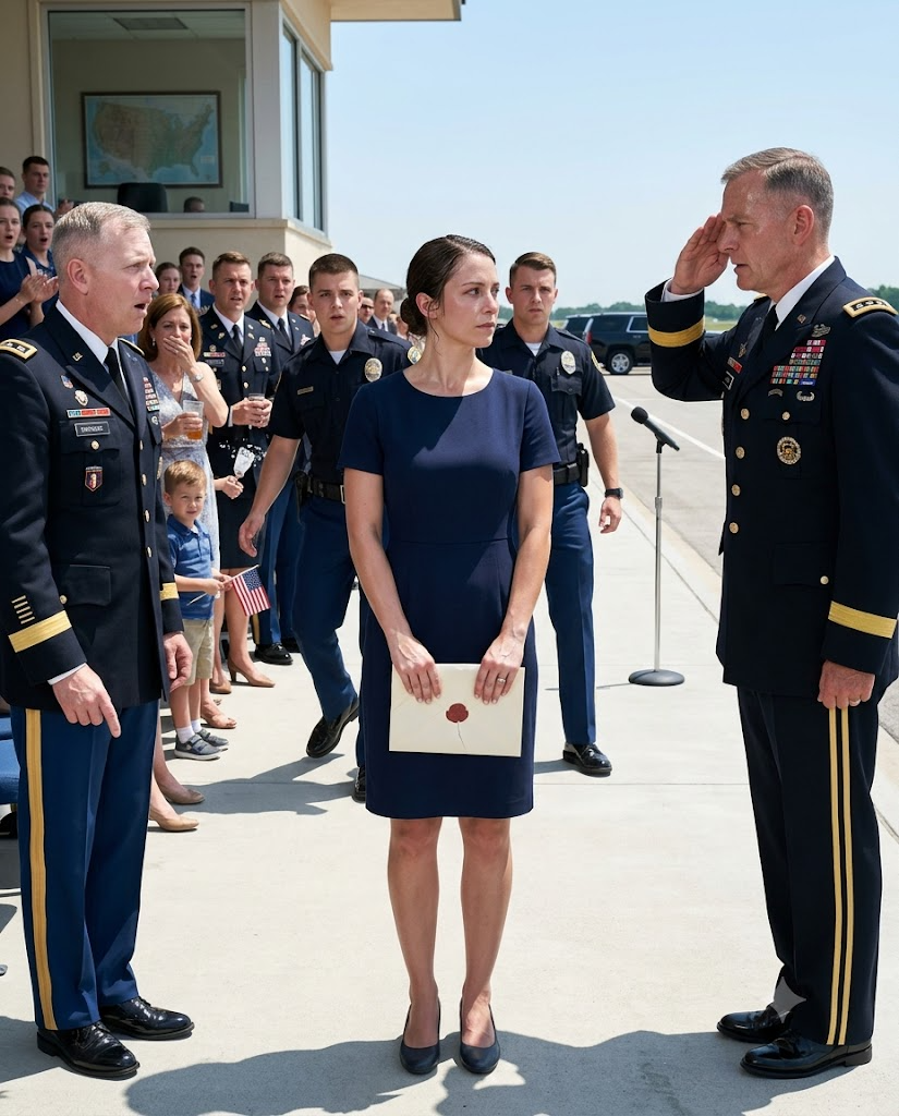 A Four-Star General Saluted The Woman Her Father-In-Law Tried To Remove